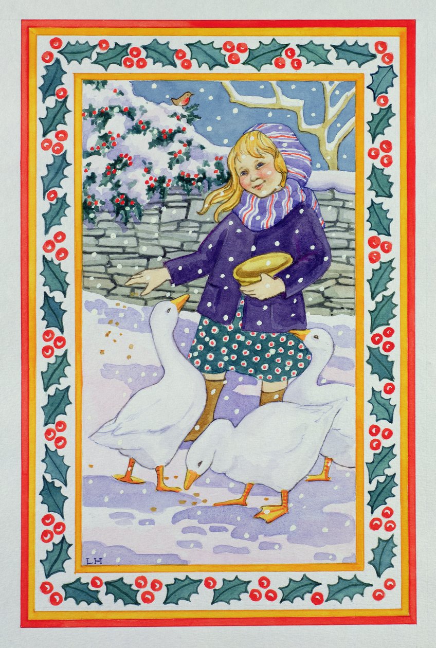 Karácsonyi libák alkotó: Lavinia Hamer