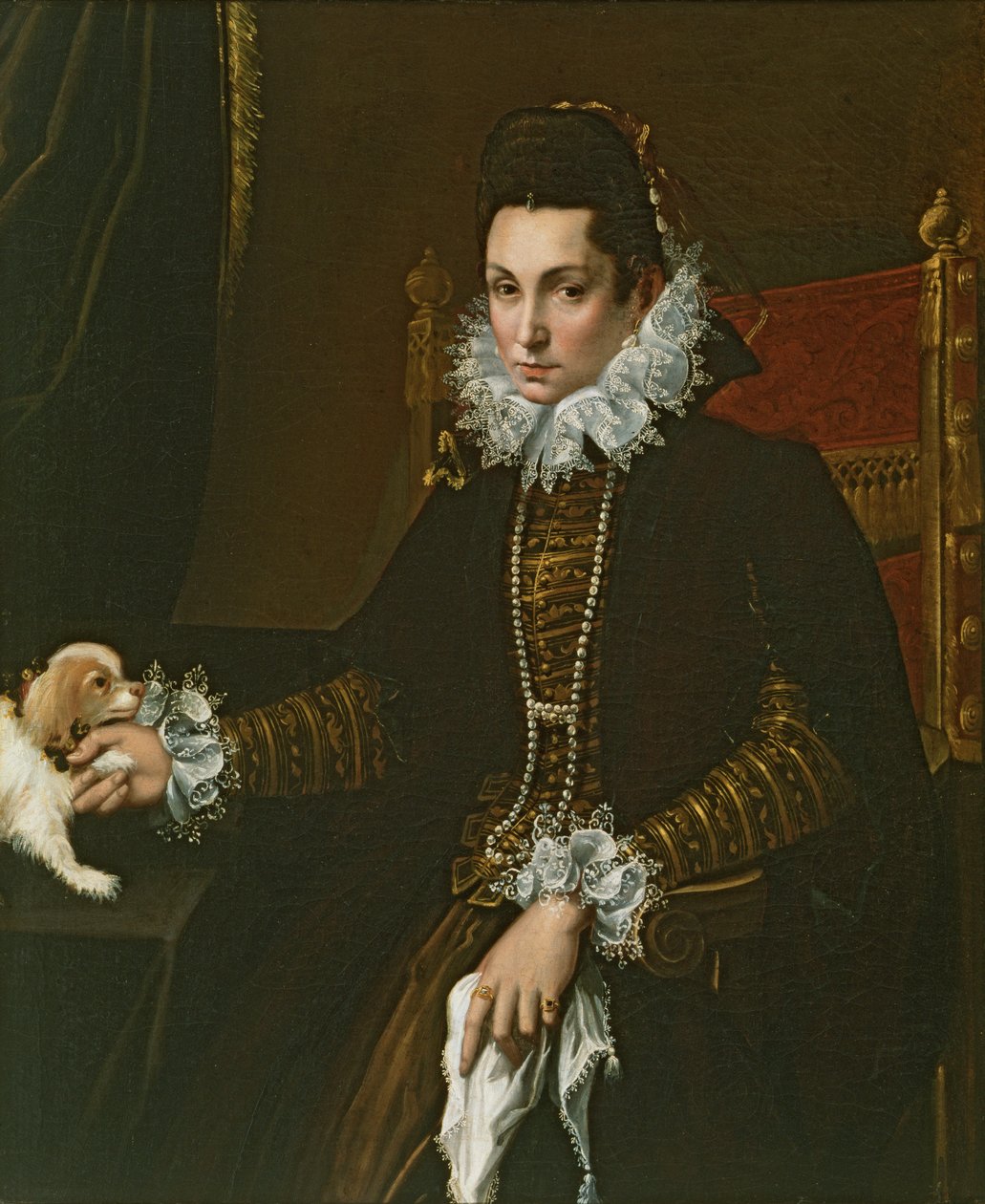 Ginevra Aldrovandi Hercolani özvegy portréja, az 1590-es évek végén alkotó: Lavinia Fontana