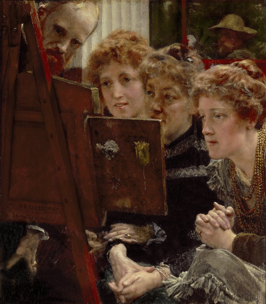 Egy családi csoport, 1896 alkotó: Lawrence Alma Tadema