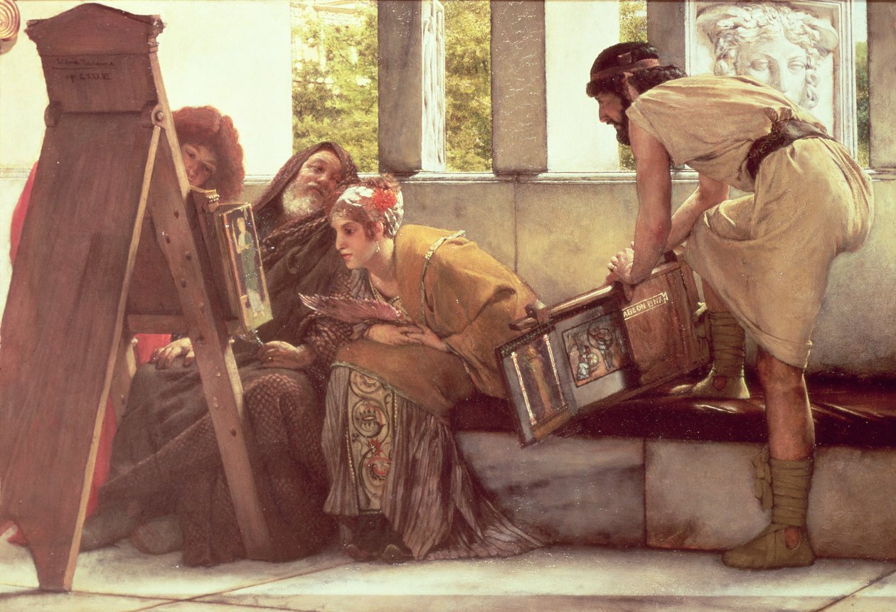 Egy római stúdió alkotó: Lawrence Alma Tadema