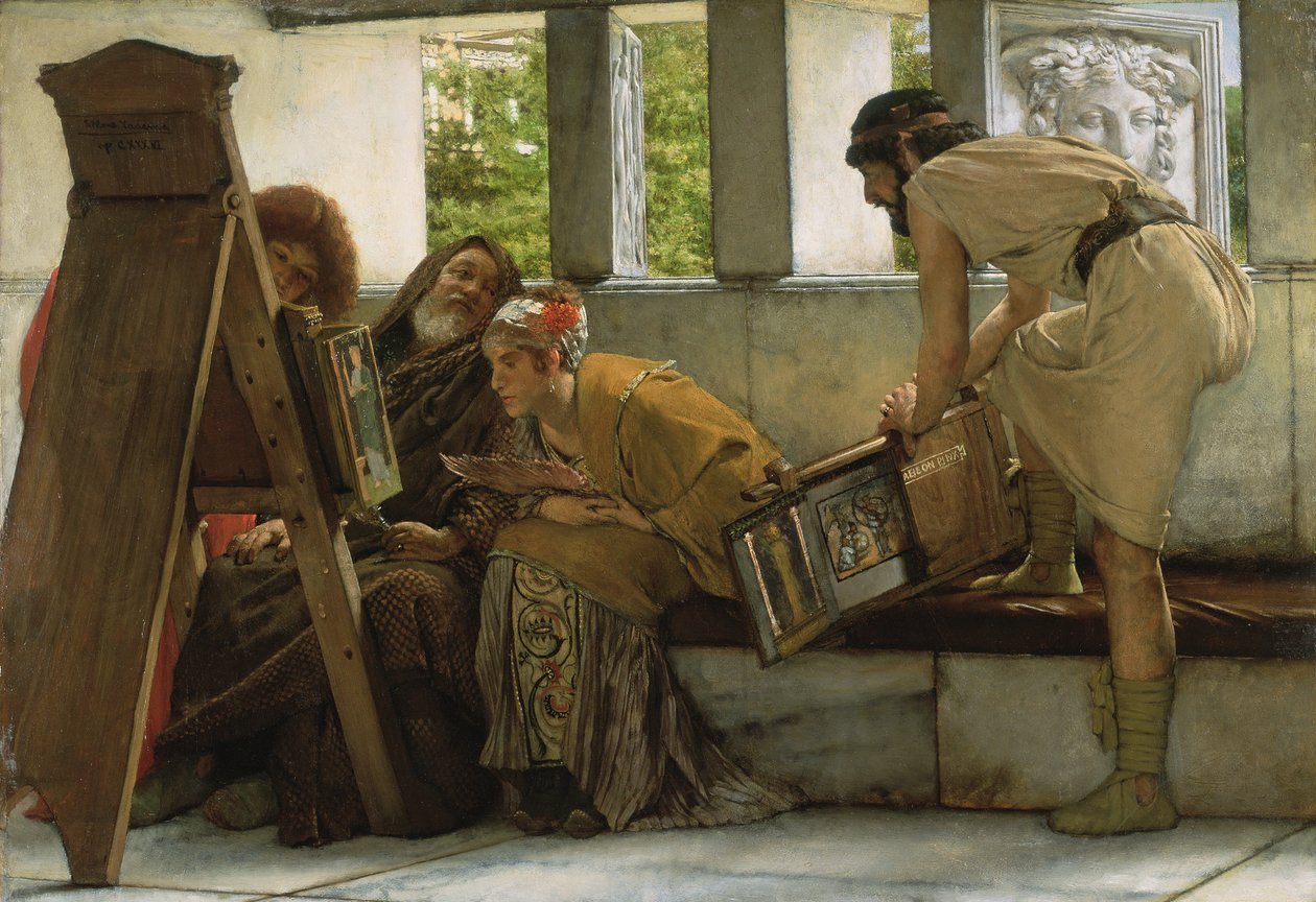 Római stúdió alkotó: Lawrence Alma Tadema
