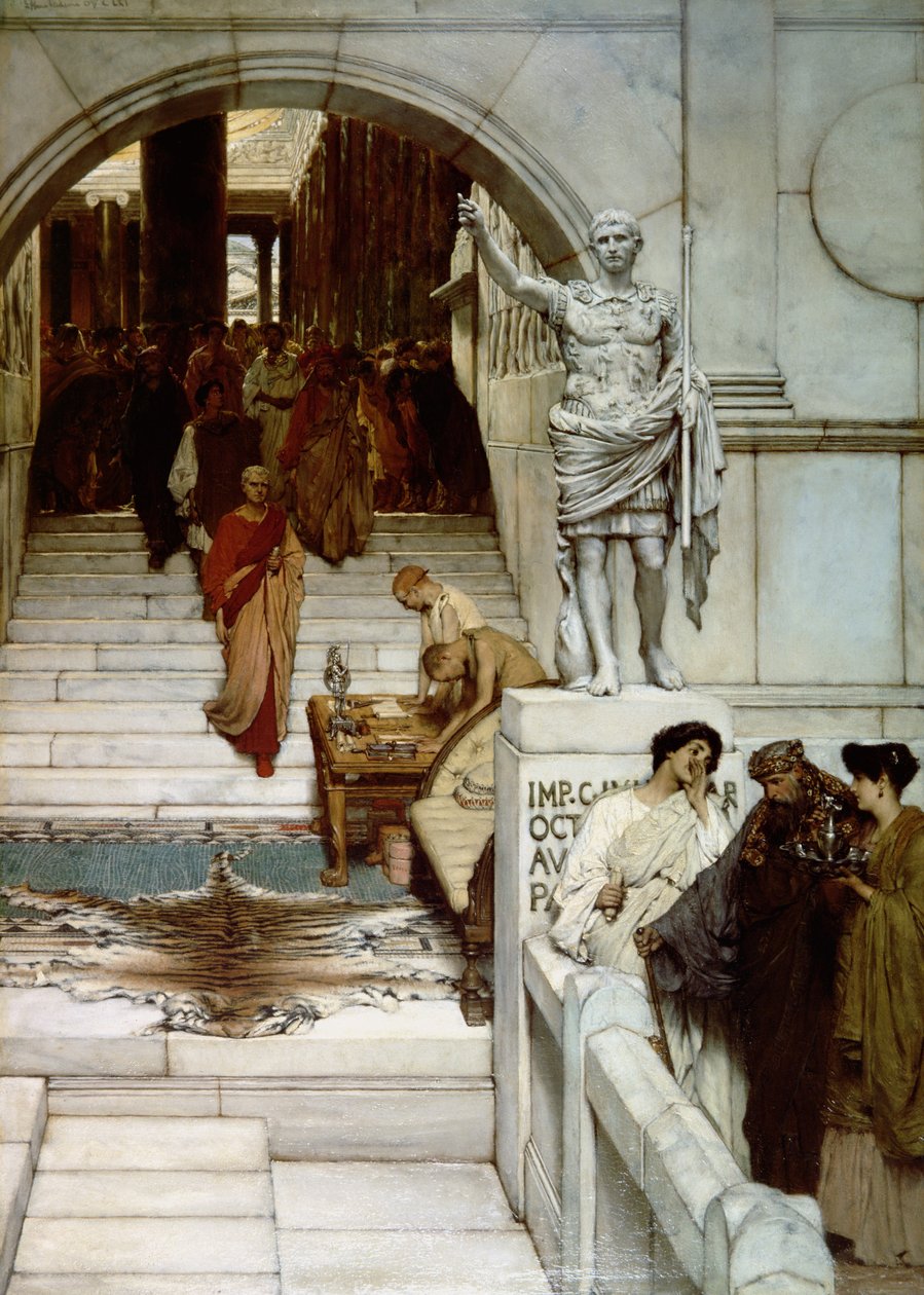 Közönség az Agrippánál, 1875 alkotó: Lawrence Alma Tadema