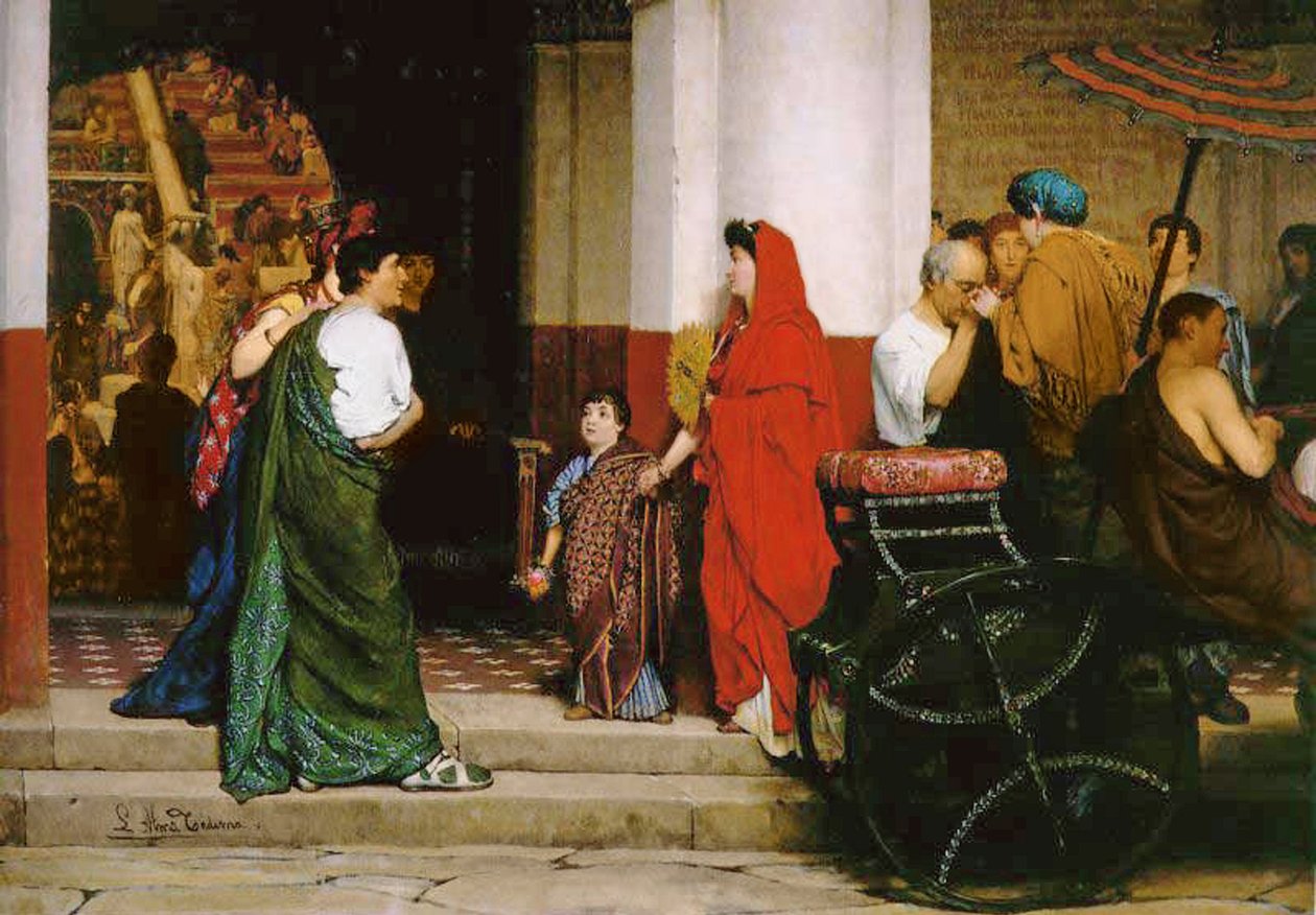 A római színház bejárata, 1866 alkotó: Lawrence Alma Tadema