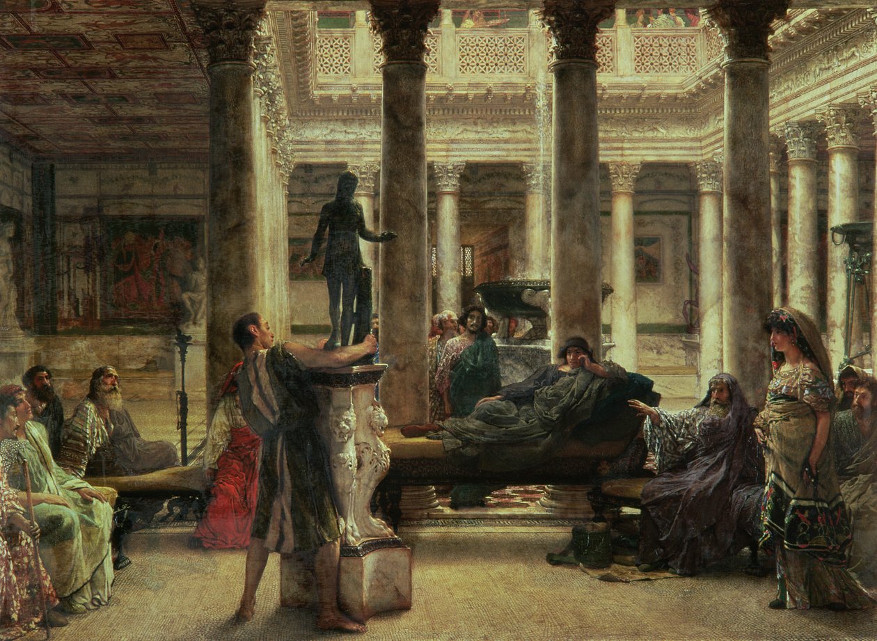 A római művészet szerelmese, 1870 alkotó: Lawrence Alma Tadema