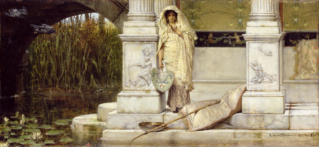 Római halászlány, 1873 alkotó: Lawrence Alma Tadema