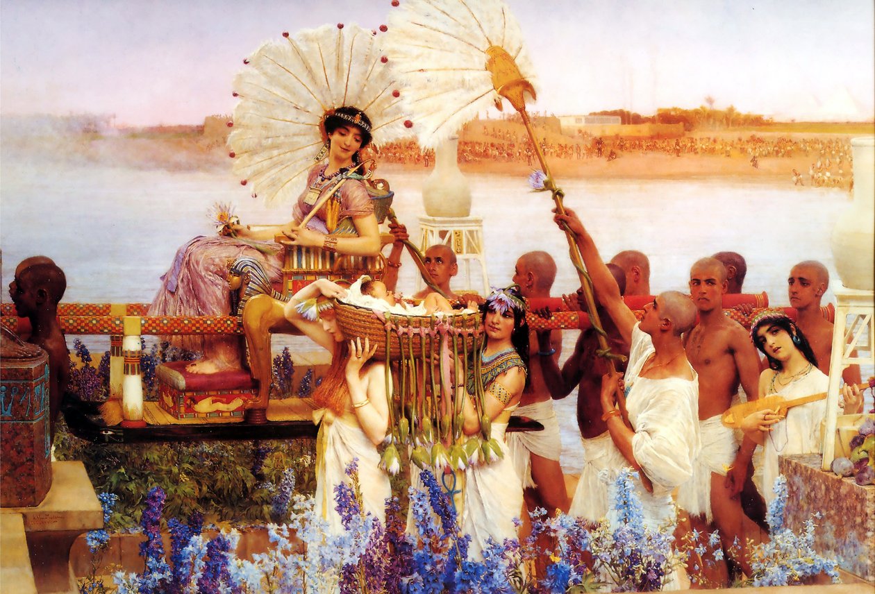 Mózes megtalálása alkotó: Lawrence Alma Tadema