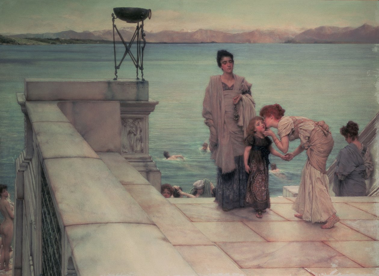 A csók, 1891 alkotó: Lawrence Alma Tadema