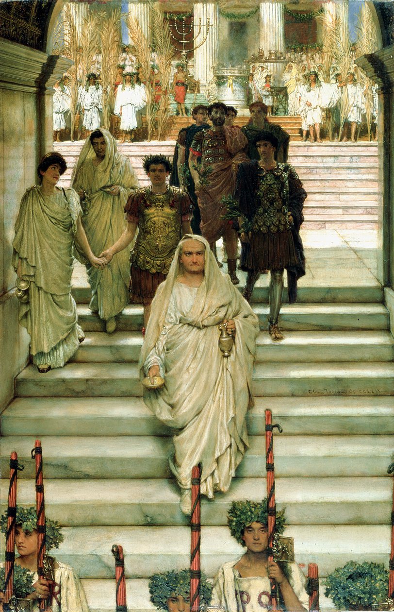 Titus diadala: Flaviusok, 1885 alkotó: Lawrence Alma Tadema
