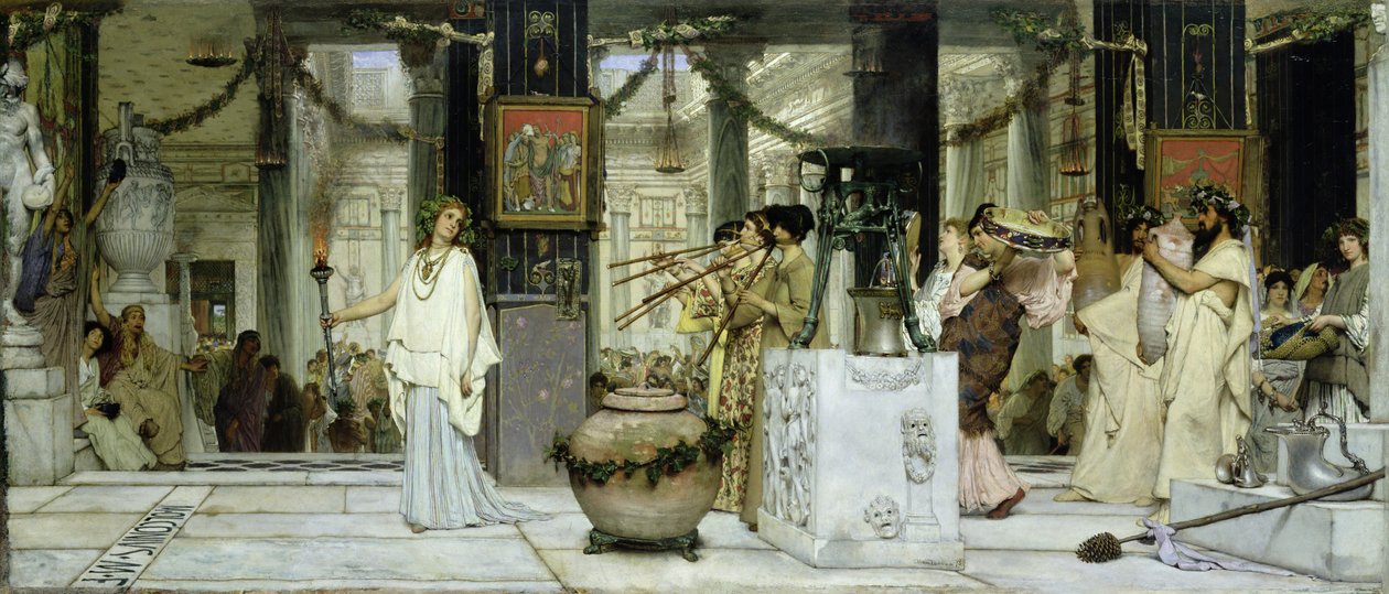 Szüreti fesztivál az ókori Rómában, 1871 alkotó: Lawrence Alma Tadema