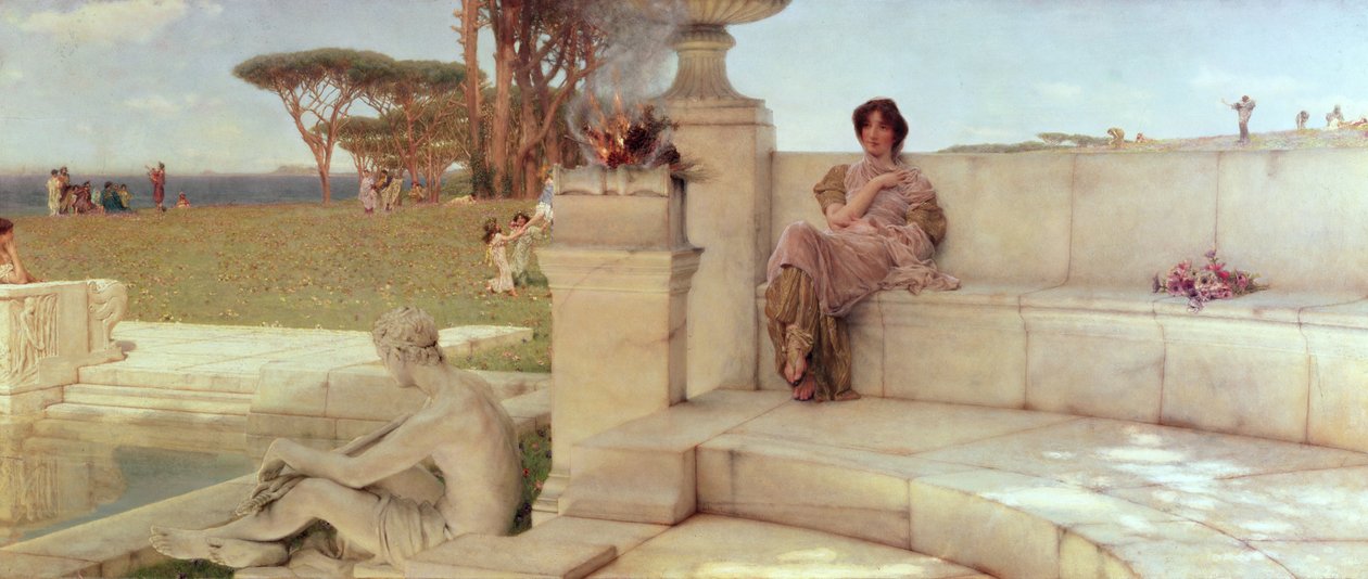 A tavasz hangja, 1908 alkotó: Lawrence Alma Tadema