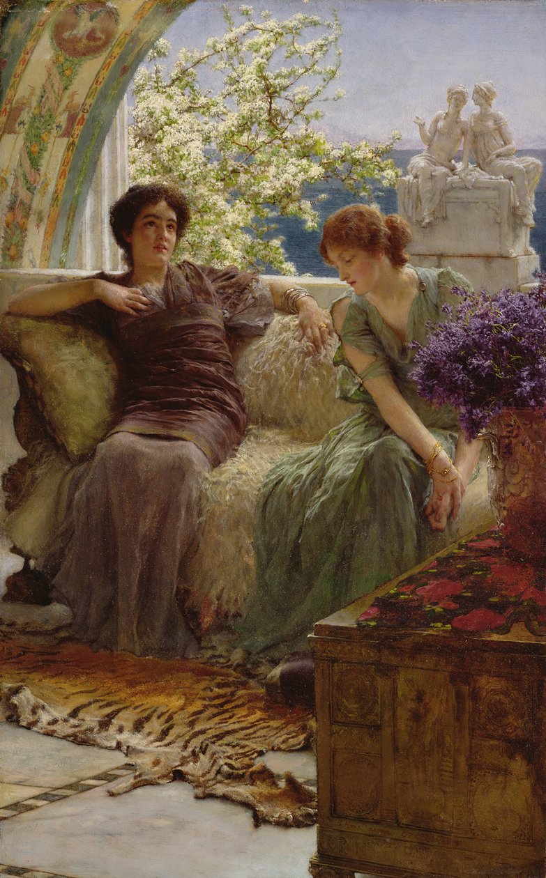 Kedvetlen magabiztosság, 1895 alkotó: Lawrence Alma Tadema