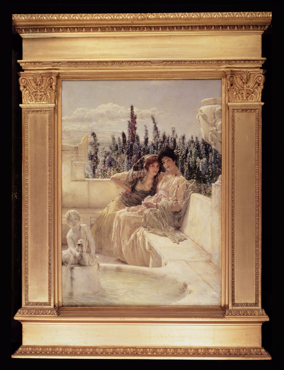 Suttogó dél, 1896 (lásd még: 198374) alkotó: Lawrence Alma Tadema