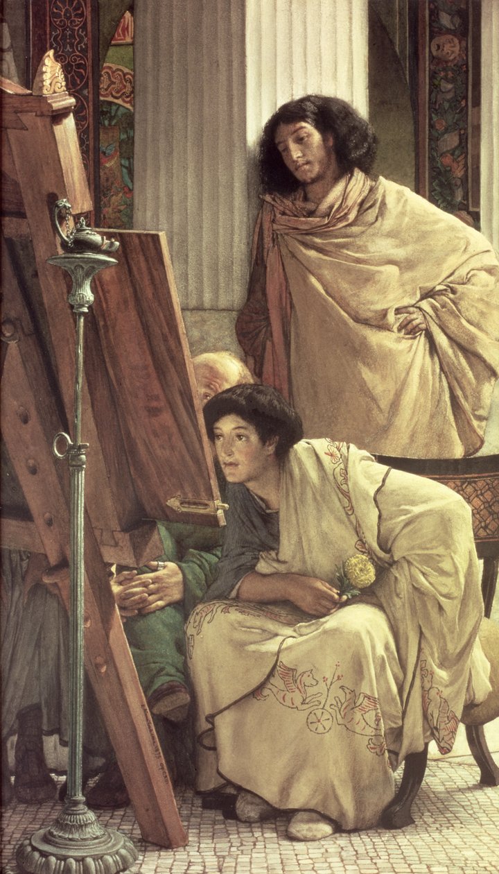 Látogatás a műteremben, 1873 alkotó: Lawrence Alma Tadema