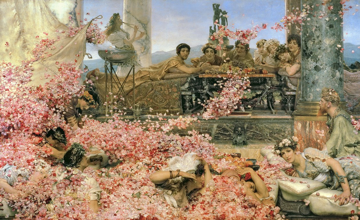 Heliogabalus rózsái, 1888 alkotó: Lawrence Alma Tadema