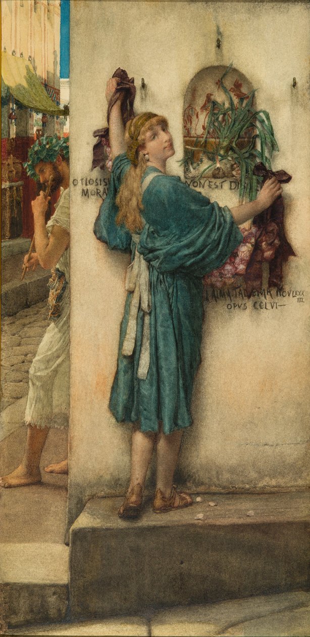 Az utcai oltár, 1883 alkotó: Lawrence Alma Tadema
