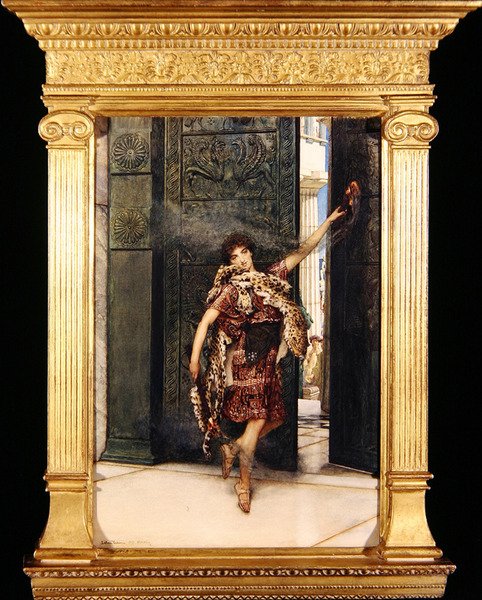 Tánc a kakukkfű előtt (akvarell papíron) (lásd még: 349100) alkotó: Lawrence Alma Tadema