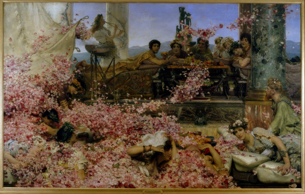 Heliogabal rózsái alkotó: Lawrence Alma-Tadema