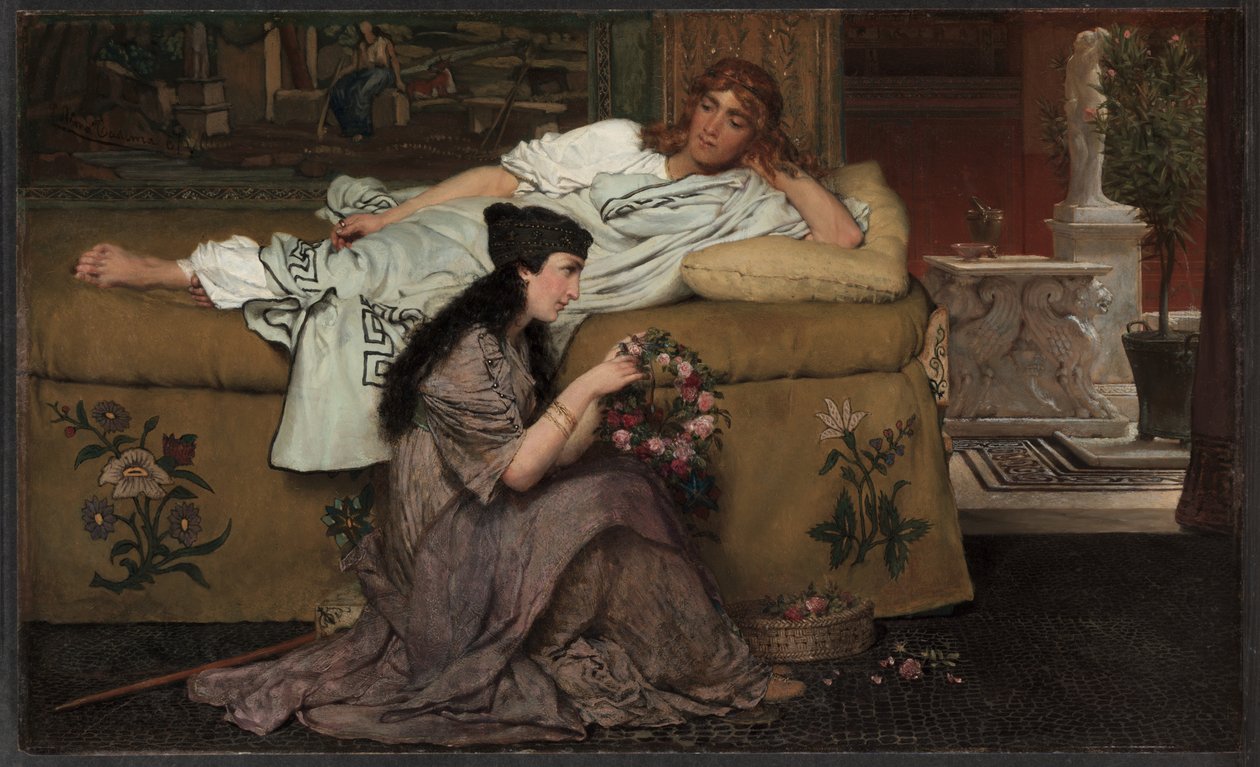 Glaucus és Nydia alkotó: Lawrence Alma Tadema