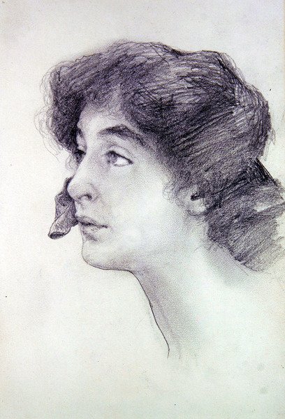 James kisasszony portréja alkotó: Lawrence Alma Tadema