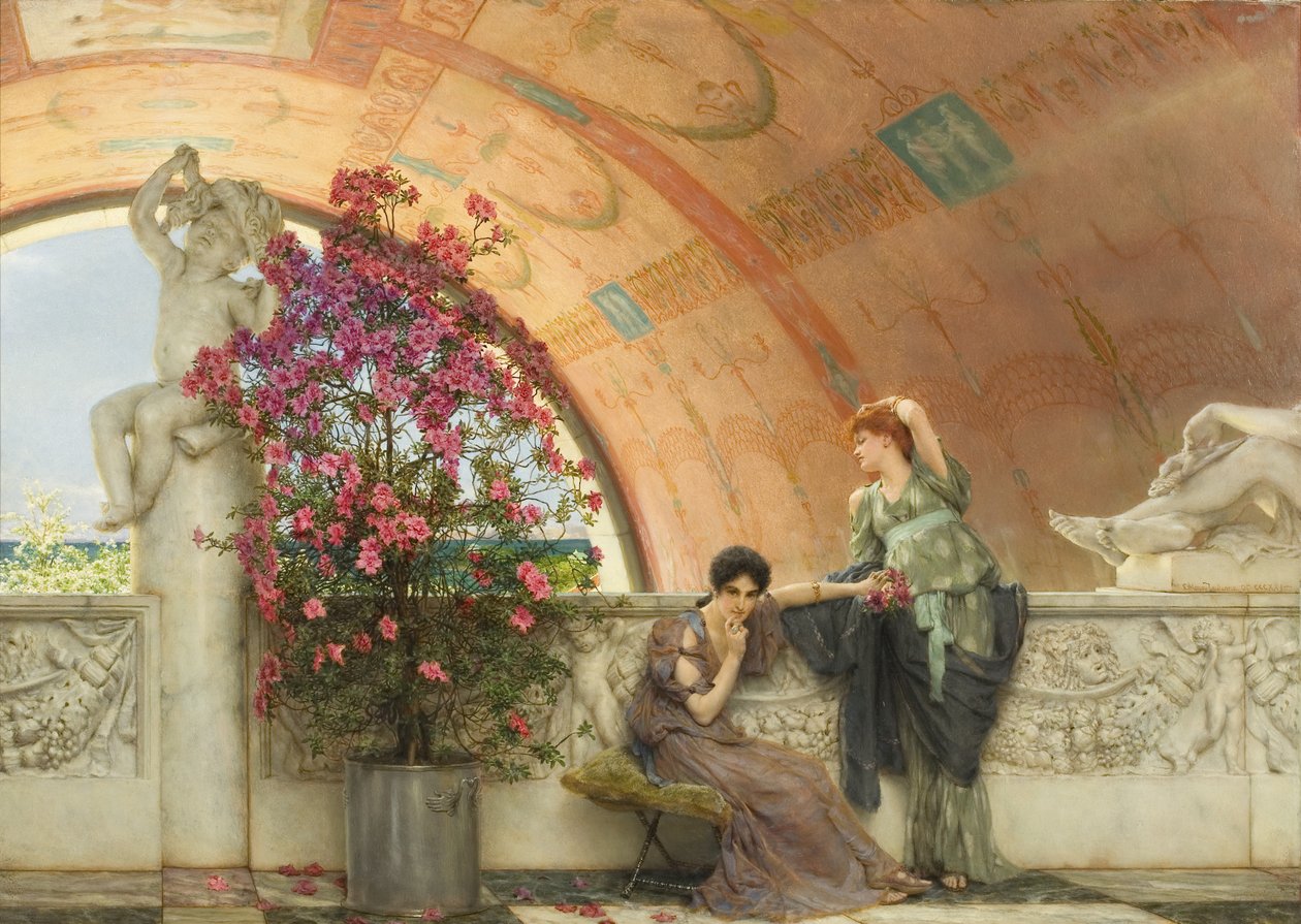 Eszméletlen riválisok alkotó: Lawrence Alma Tadema