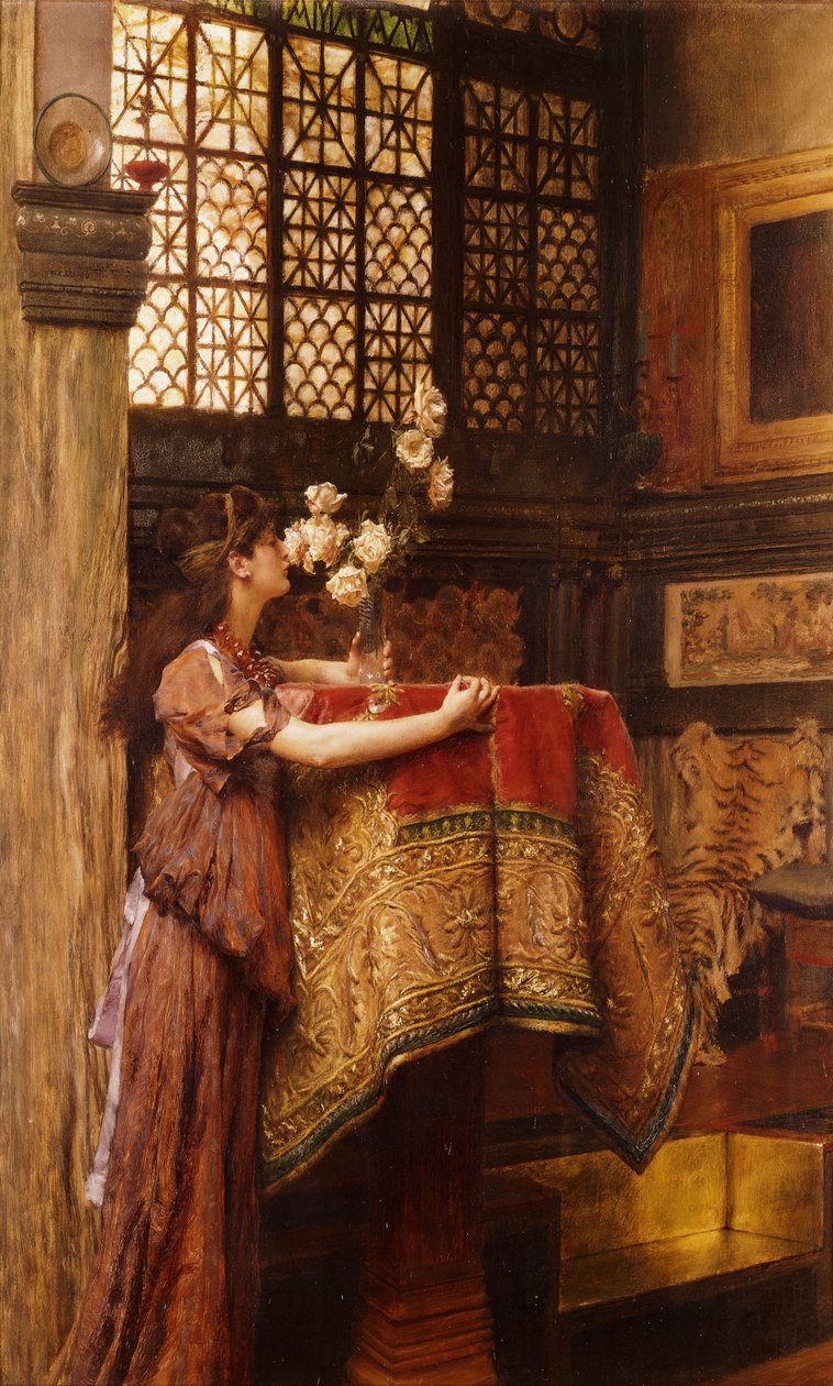 A stúdióm sarka, 1893 alkotó: Lawrence Alma Tadema
