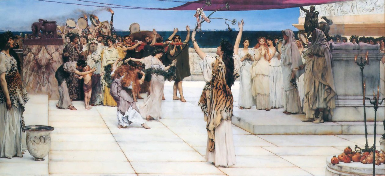 Dedikáció Bacchusnak alkotó: Lawrence Alma Tadema