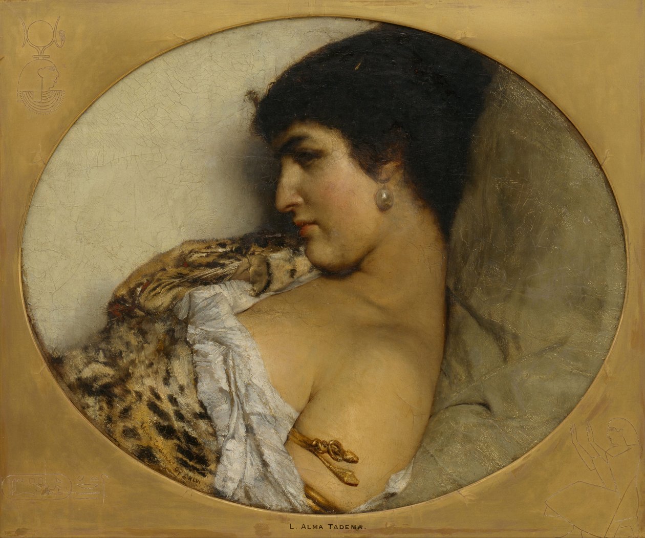 Kleopátra, 1875 alkotó: Lawrence Alma Tadema