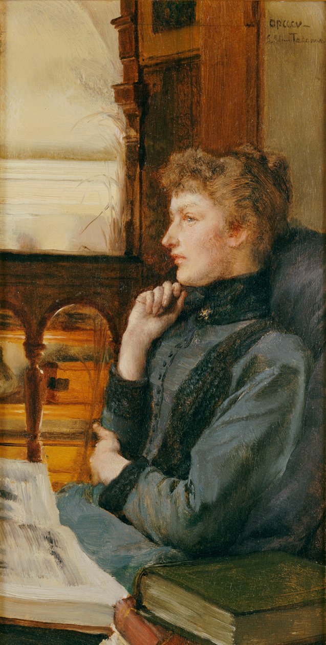 Távoli gondolatok, 1890 alkotó: Lawrence Alma Tadema