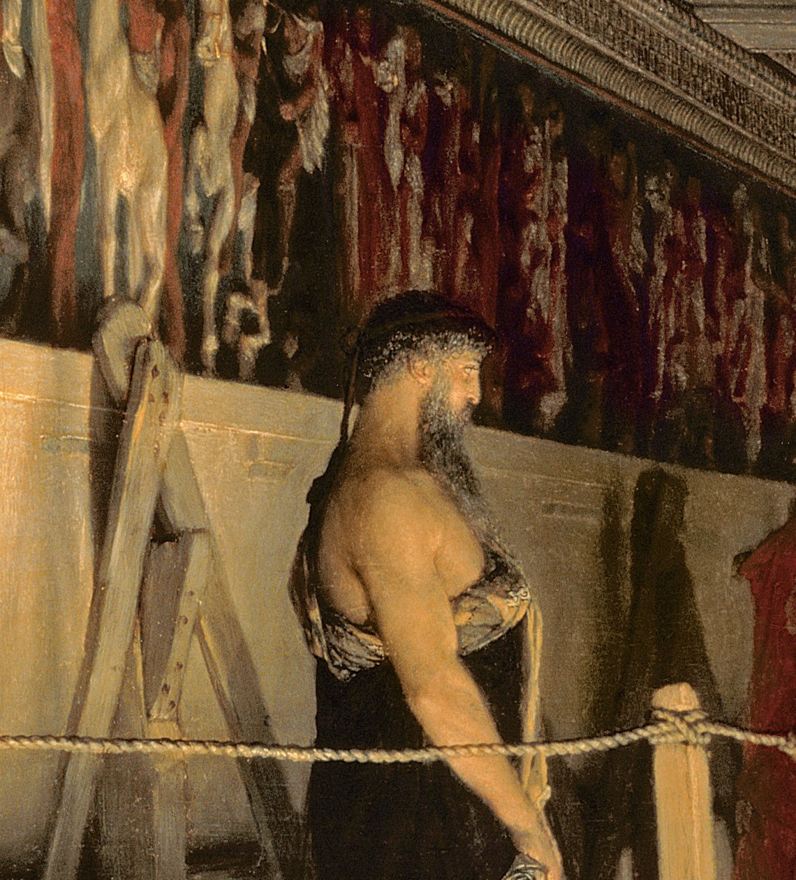 Pheidias és a Parthenon fríze, Athén, 1868 alkotó: Lawrence Alma Tadema