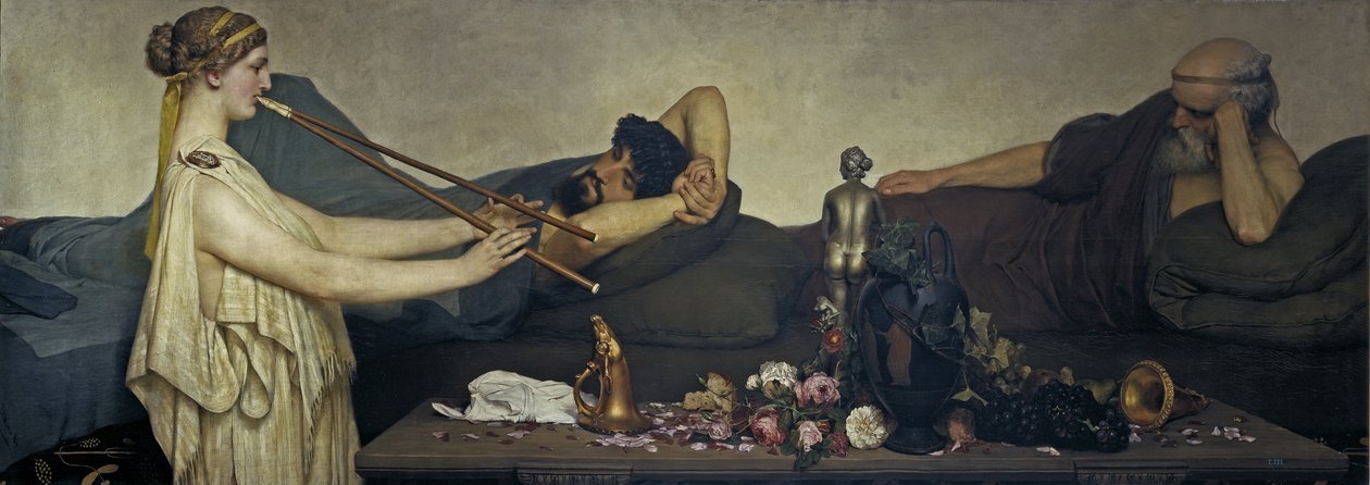 Pompei jelenet vagy A szieszta alkotó: Lawrence Alma Tadema