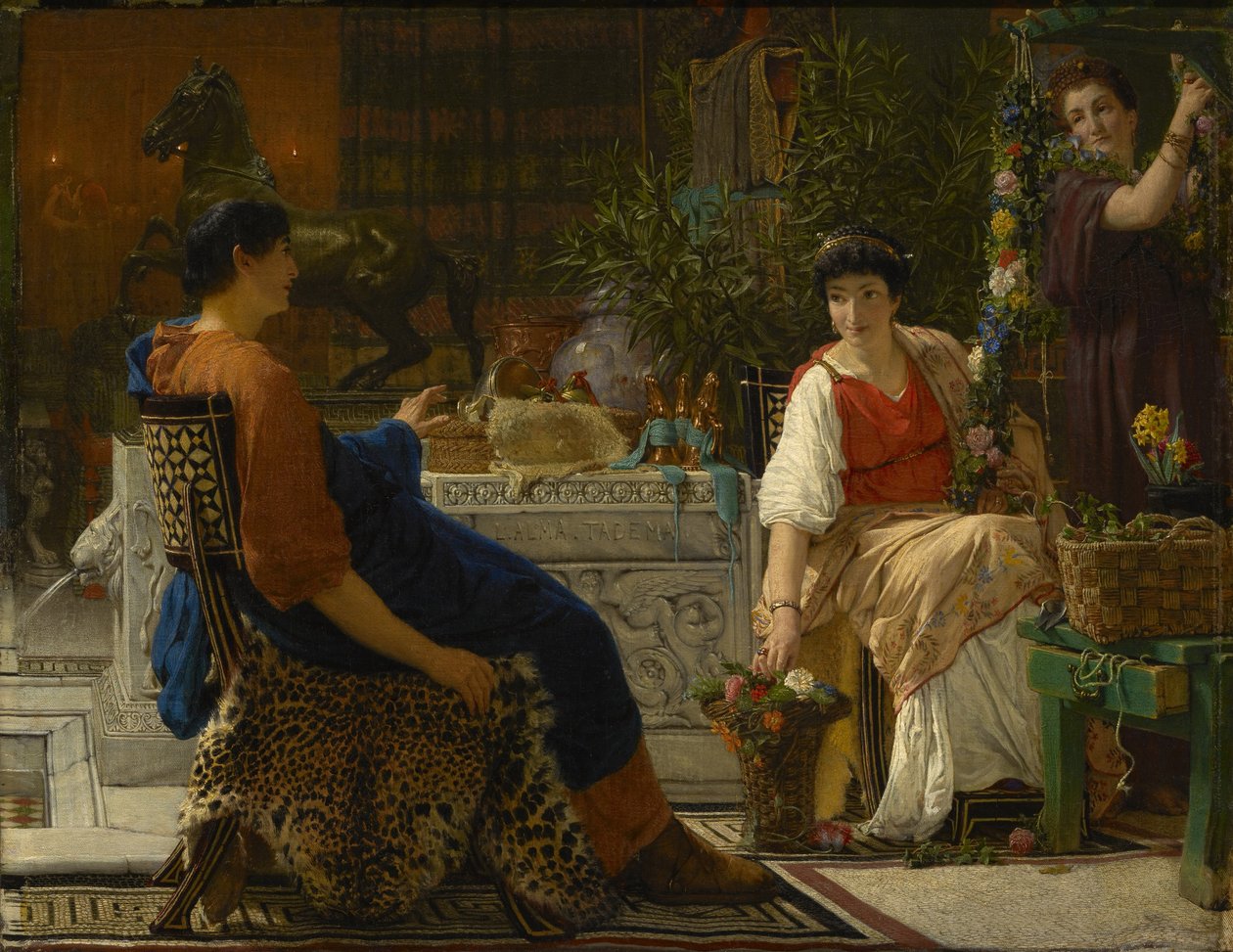 Előkészületek az Ünnepekre alkotó: Lawrence Alma Tadema