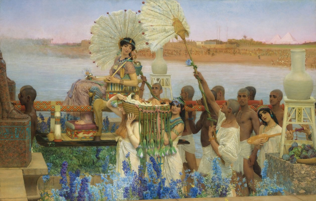Mózes megtalálása alkotó: Lawrence Alma Tadema