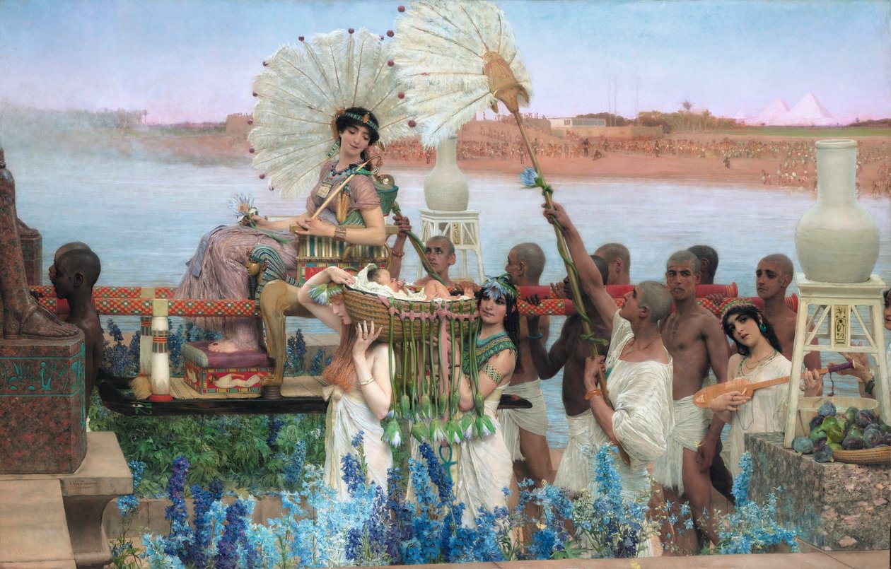 Mózes megtalálása alkotó: Lawrence Alma Tadema