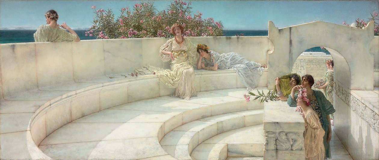 A Kék Jón Időjárás Teteje alatt, 1901 alkotó: Lawrence Alma Tadema