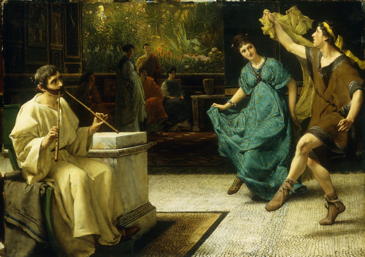A római színház bejárata, alkotó: Lawrence Alma Tadema