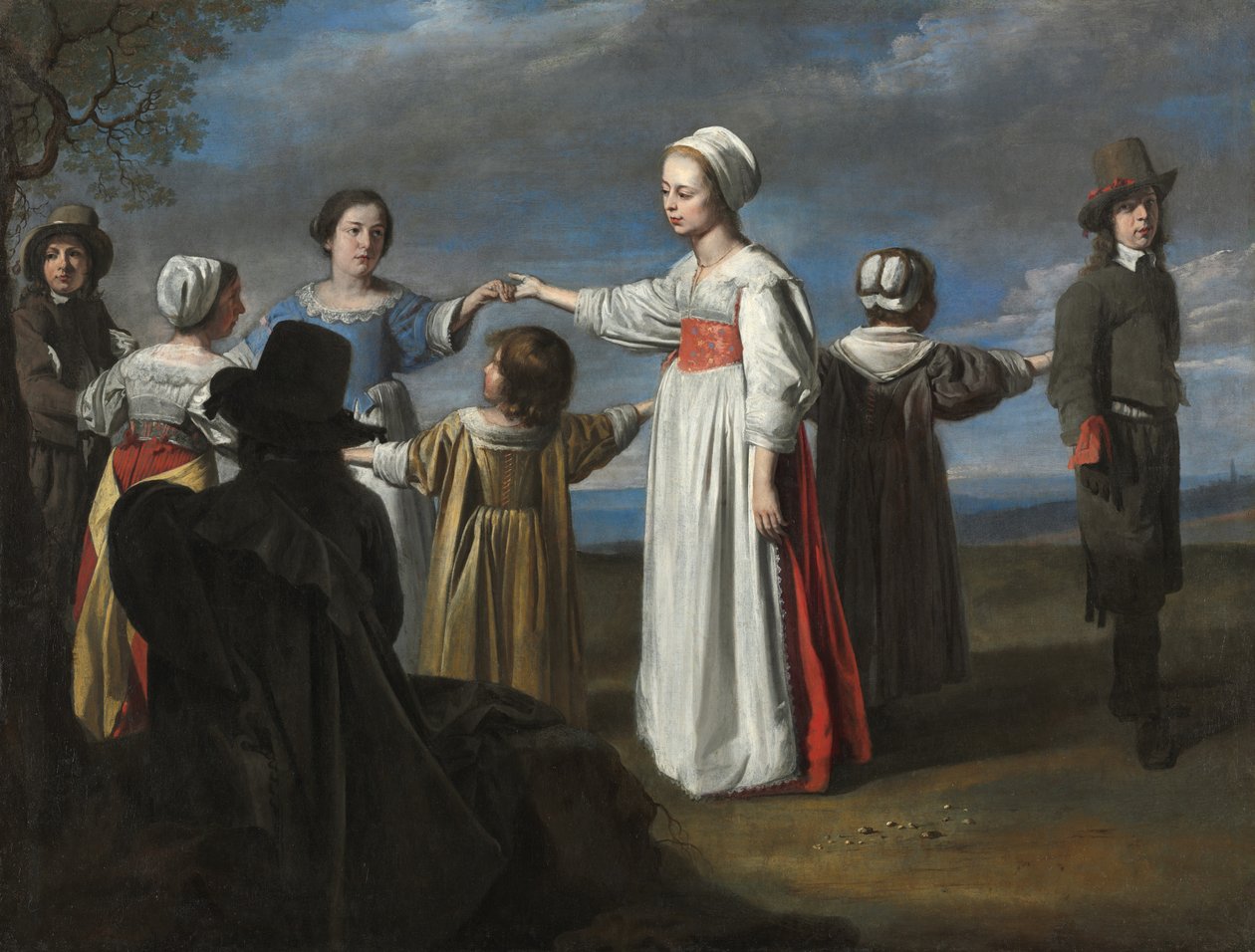 Gyermektánc, c. 1650. alkotó: Le Nain