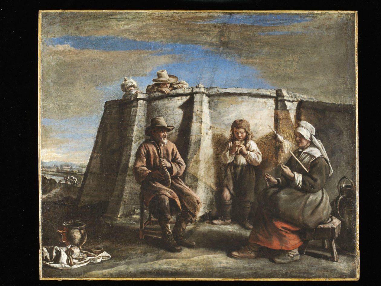 Le Nain - A Flageolet játékos, 1640-es évek alkotó: Le Nain Brothers