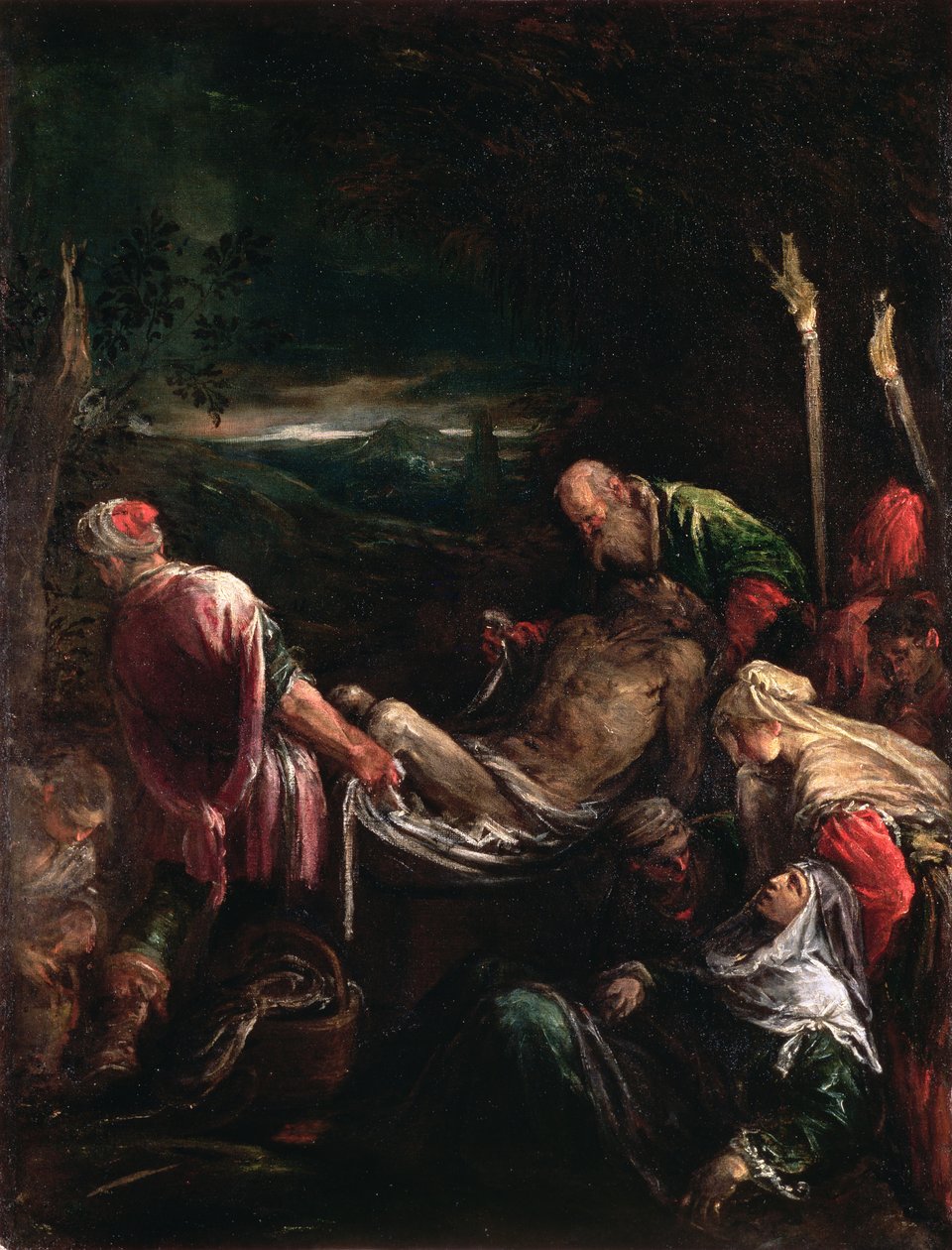 Krisztus síremléke, 1578-80 alkotó: Leandro da Ponte Bassano