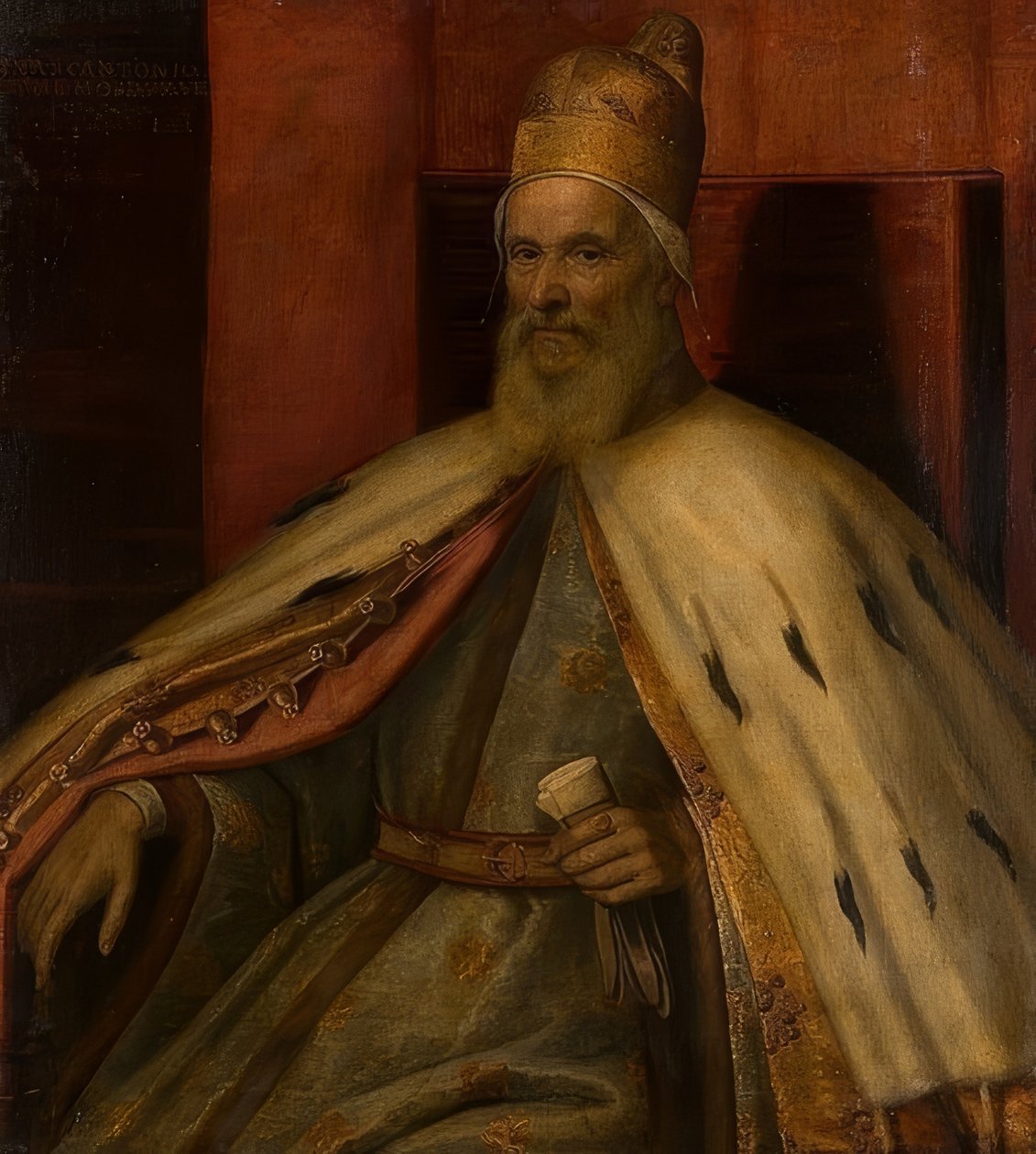 Marcantonio Memmo dózse (1537-1615, dózse 1612 óta) portréja. 17. század alkotó: Leandro Bassano