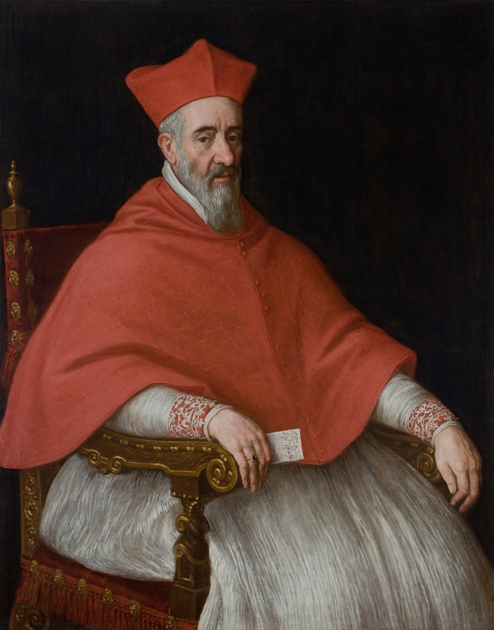 Giovanni Dolfin bíboros portréja 1545-1622 alkotó: Leandro Bassano
