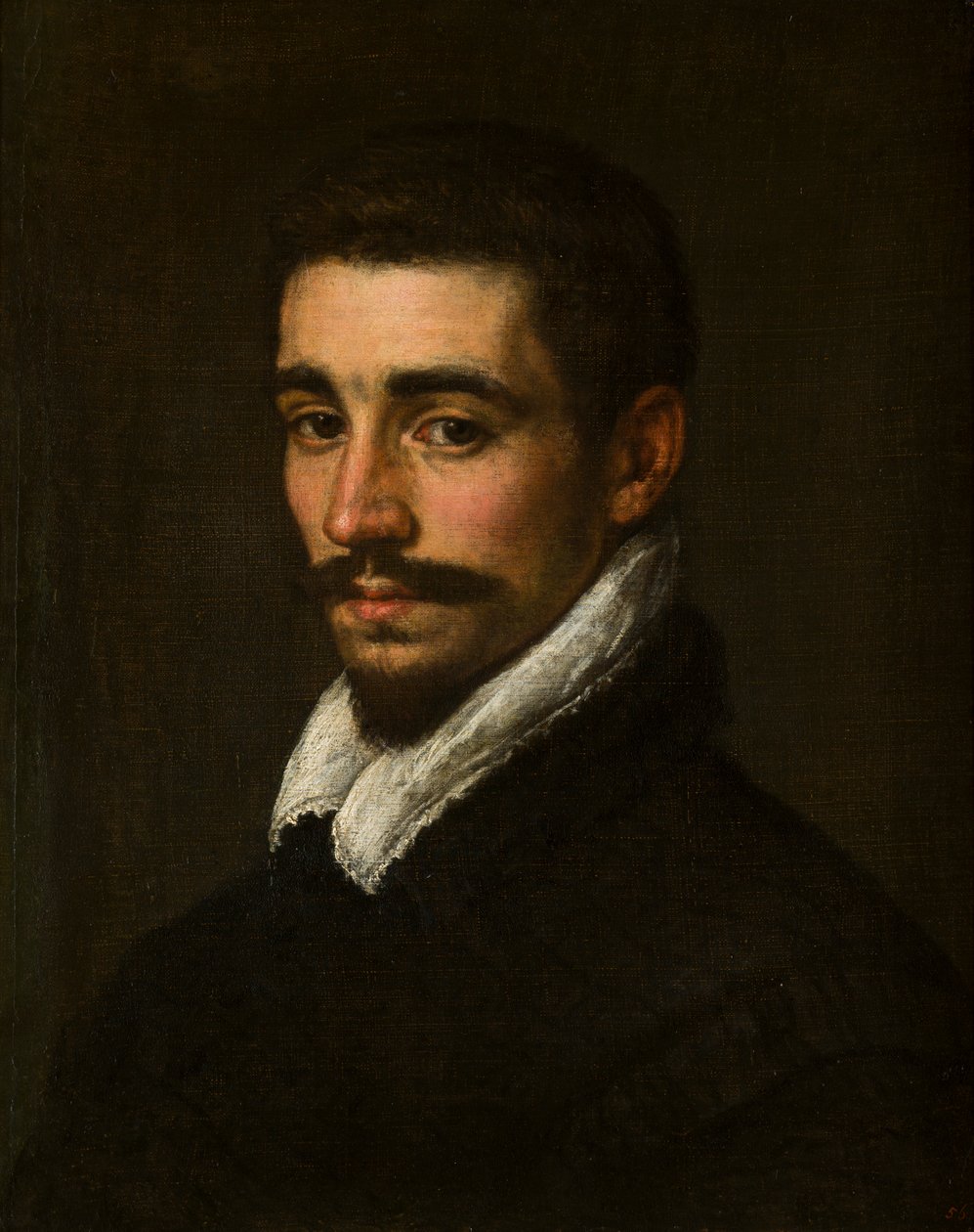 Egy ismeretlen szakállas férfi portréja, 1577-1622 körül (olaj, vászon) alkotó: Leandro da Ponte Bassano