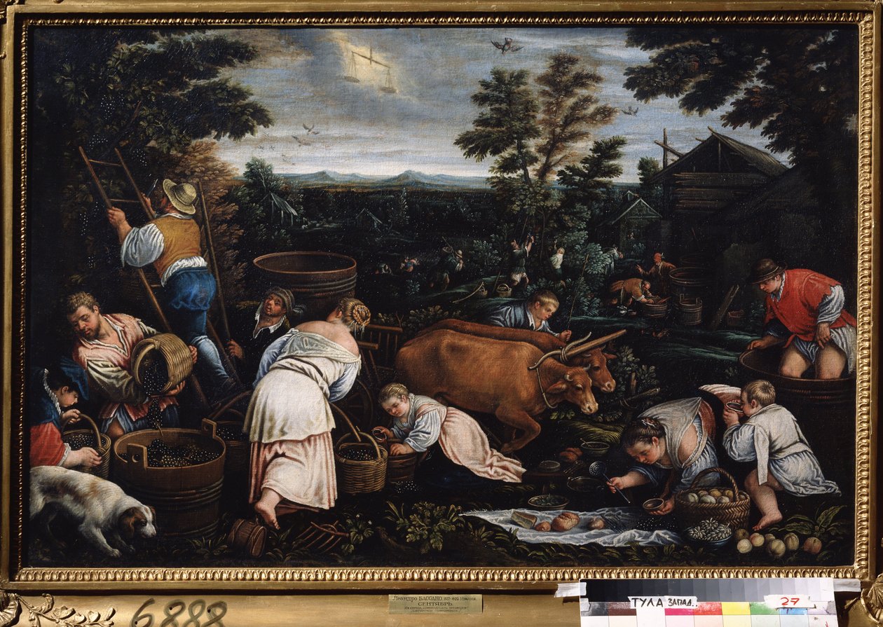szeptember alkotó: Leandro da Ponte Bassano