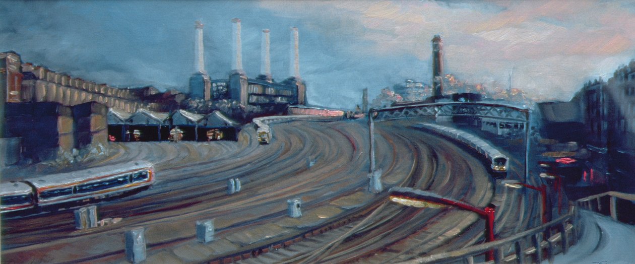 Ebury híd, 1998 (olaj, papír) Victoria Station alkotó: Lee Campbell