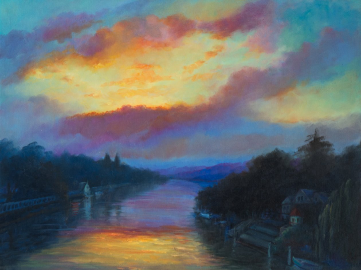 Angolnapite Island Sunrise, 2017, alkotó: Lee Campbell