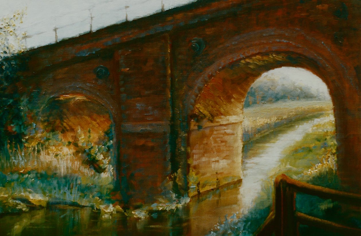 Railway Arches, 1997 (olaj, papír) alkotó: Lee Campbell