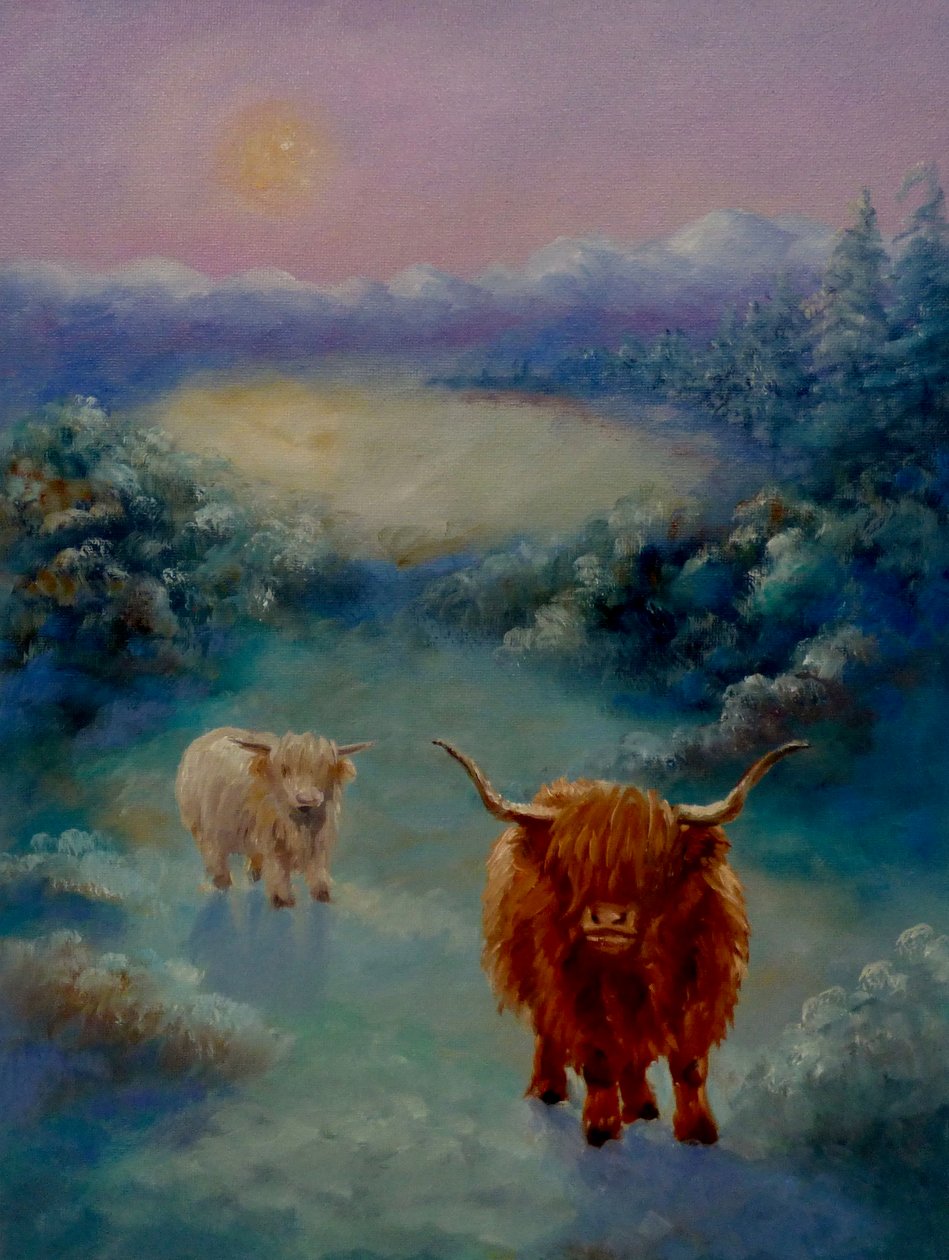 Highlanders, 2024 (olaj, vászon) alkotó: Lee Campbell