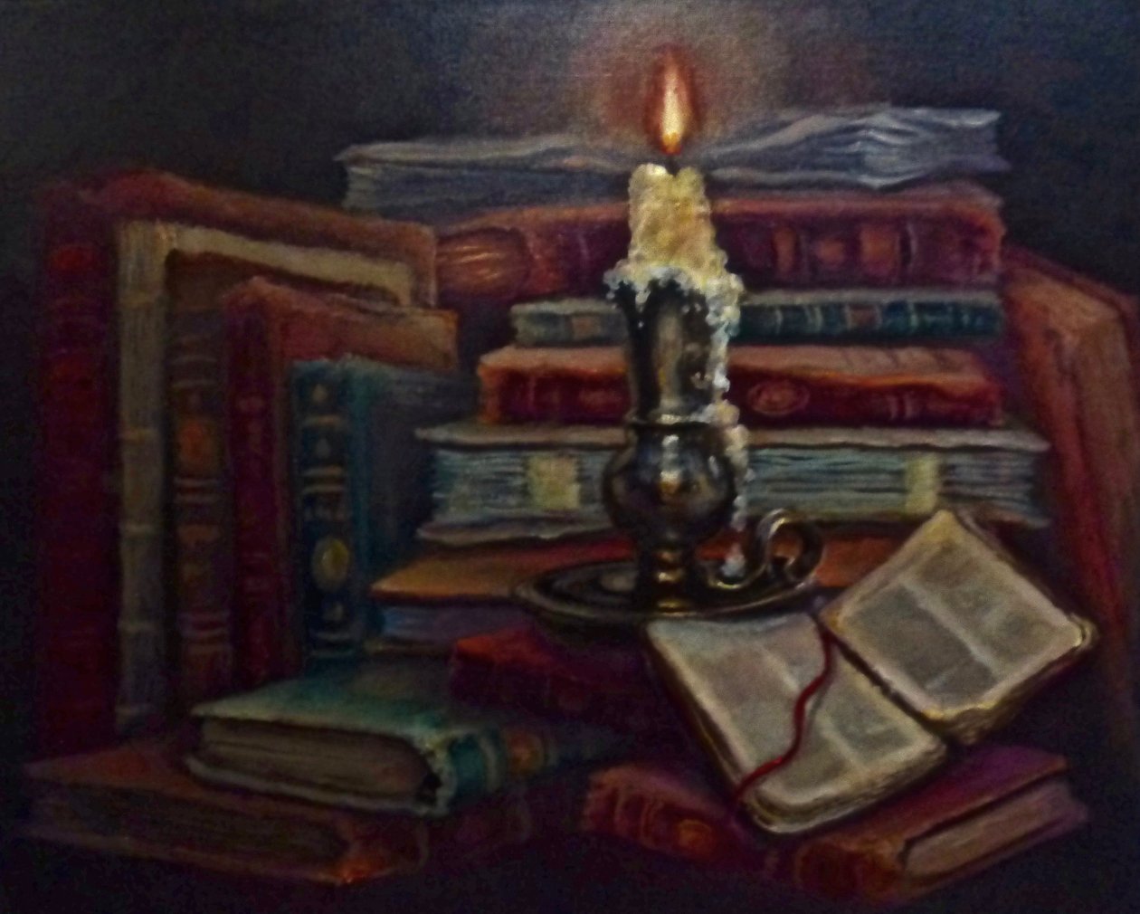 Lambent Seeker, 2024 (olaj, vászon) alkotó: Lee Campbell