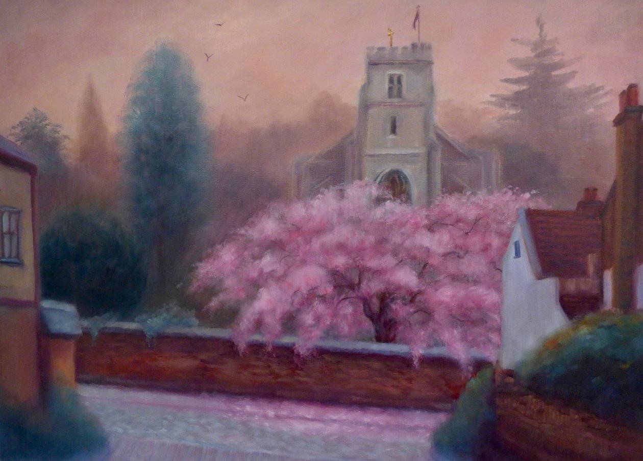 St Marys Spring, 2019, (olaj, vászon) alkotó: Lee Campbell