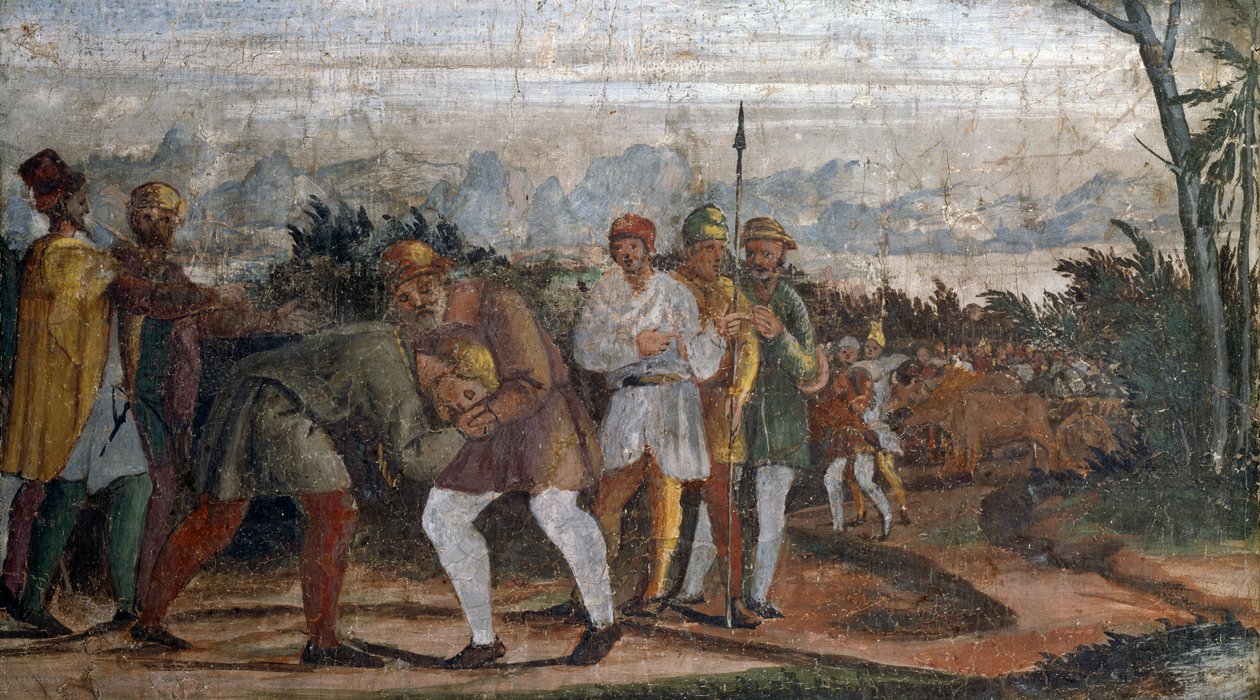 Jelenet a tékozló fiú életéből, Lelio Orsi köre (1511-1587), Rocca di Novellara, Emilia-Romagna, Olaszország alkotó: Lelio Orsi da Novellara