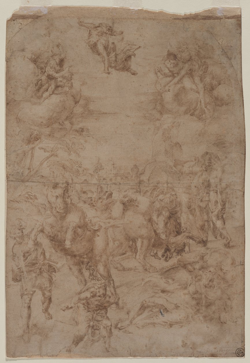 Szent Pál megtérése, 1575 után. alkotó: Lelio Orsi da Novellara